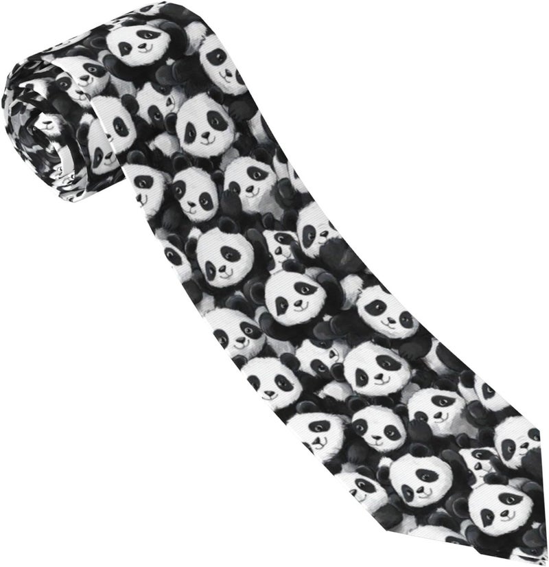 Yilad Tie for Men and Boy Novelty Fun Full Print Men's Necktie Skinny Fashion Narrow Wide - Image 1